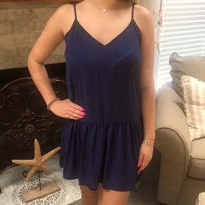 NWT Franseca’s Alya Navy Tiered Dress Size M